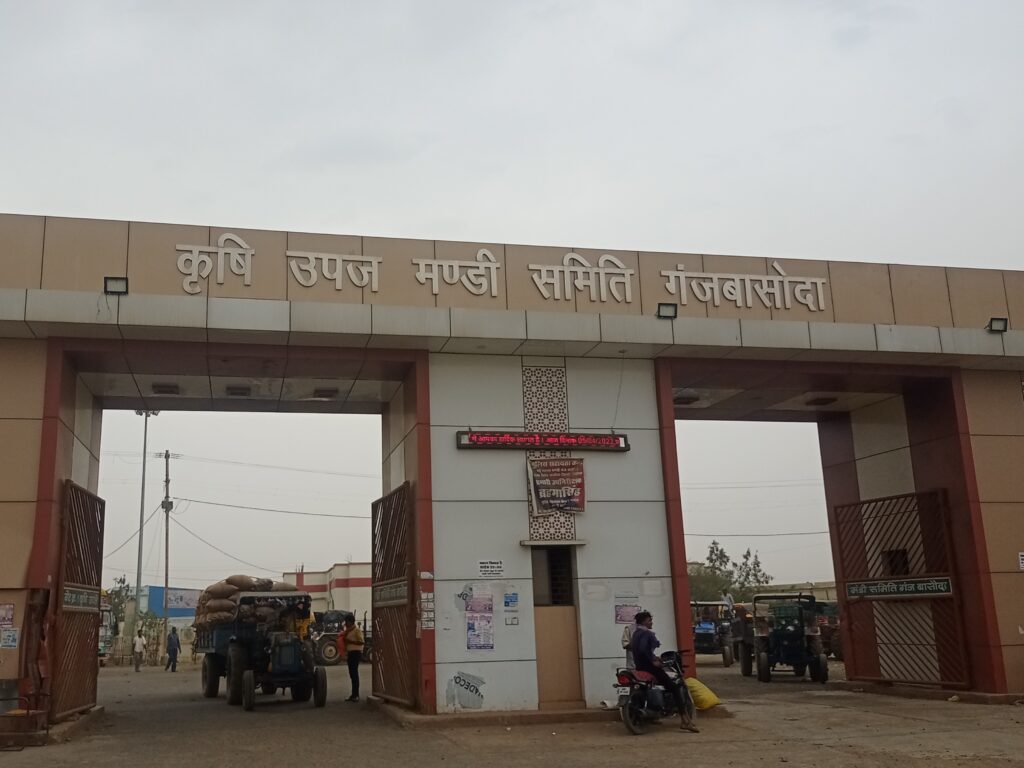 Vidisha; Ganjbasoda; Wheat Market; Sahara Samachaar;