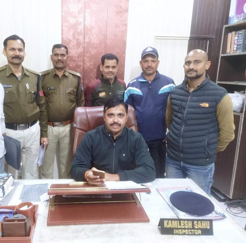 युवक के साथ मारपीट करने वाले आरोपीयों को पुलिस ने किया गिरफ्तार