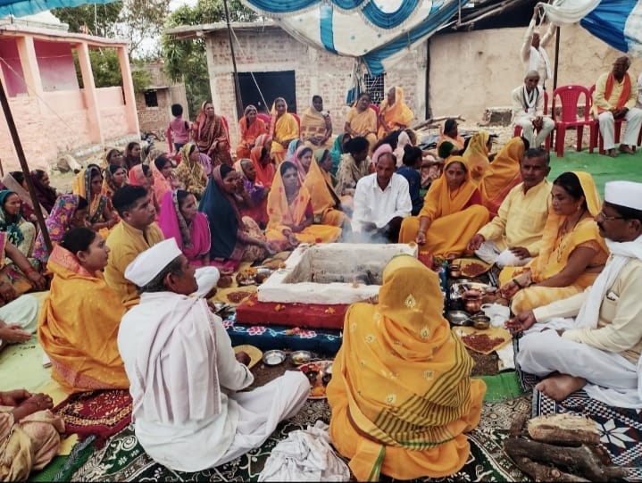 Gayatri Mahayagya organized in Sonegaon on Mahaprayan Day