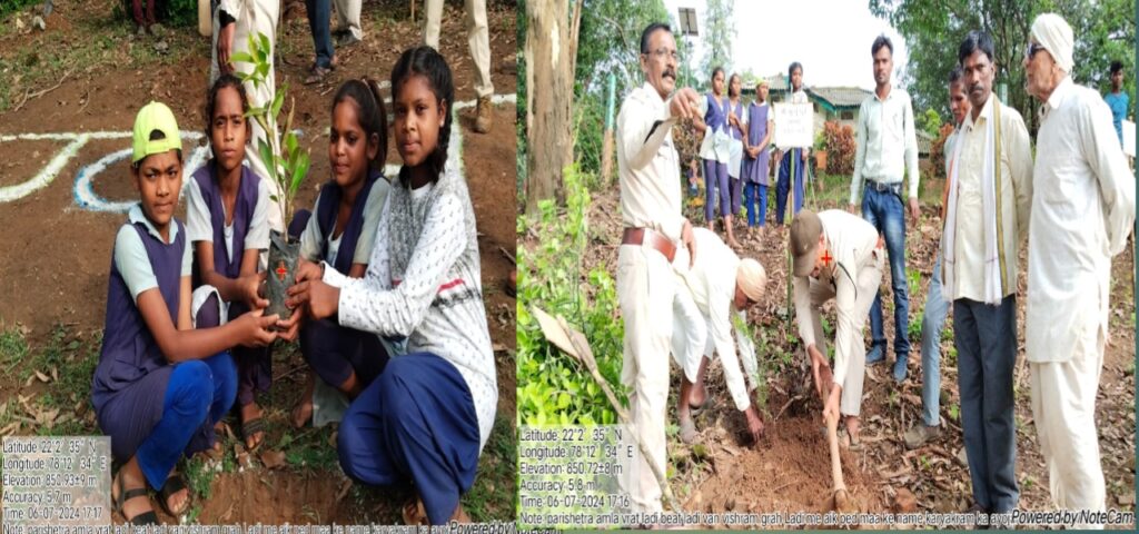 The Forest Department organized a program titled One Tree in the Name of Mother.