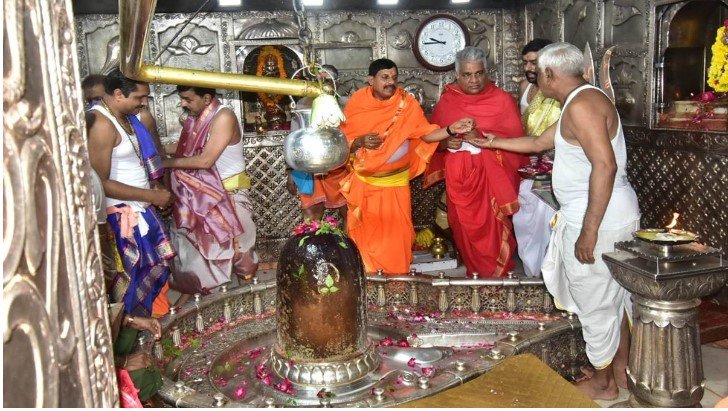 Union Minister Bhupendra Yadav visited Mahakal with Chief Minister Dr. Mohan Yadav
