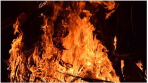 Fire broke out in Khajri Khiriya, inflammable material was kept; The bomb exploded two months ago