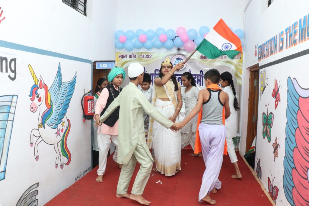 The tricolor waved with pride in Motherland Public School