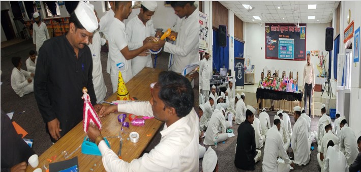 10-day training was organized for the prisoners in Central Jail Jabalpur and they were motivated for self-employment.