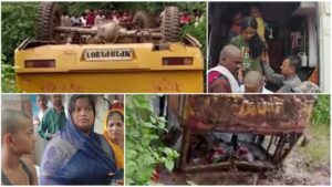 Vehicle full of children going to school to celebrate Independence Day overturns, 24 injured