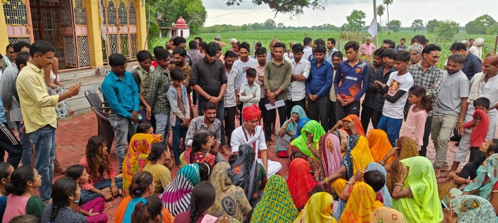 A teen shed will be set up on the land where MLA Jaivardhan sat and listened to the problems of women.
