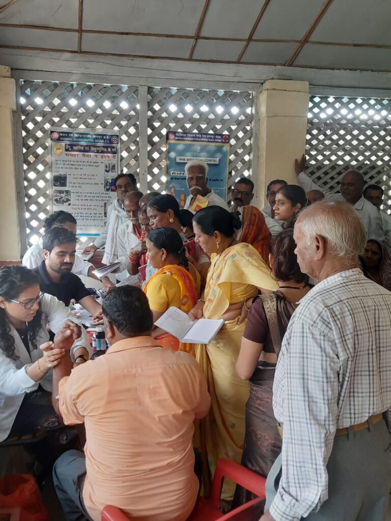 Medical check-up camp was organized in the railway dispensary.