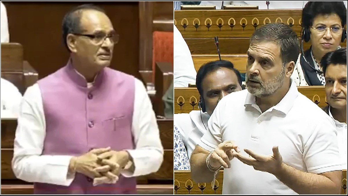 Shivraj said a big thing in the Parliament filled with Rahul Gandhi's words
