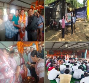 MLA Dr. Pandagre administered the oath of cleanliness.