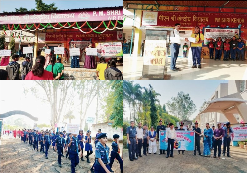 National Unity Day was celebrated in PM Shri Kendriya Vidyalaya Amla.