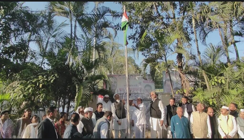 Jitu hoisted the flag at the PCC office