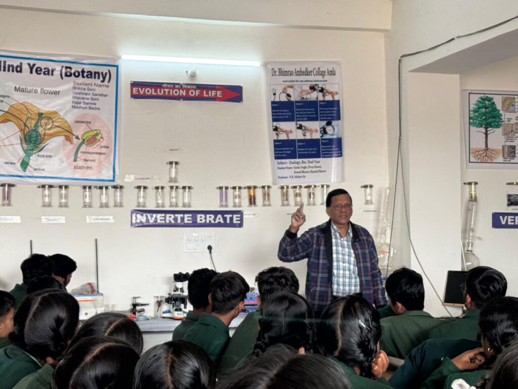 Paradise School students visited the college