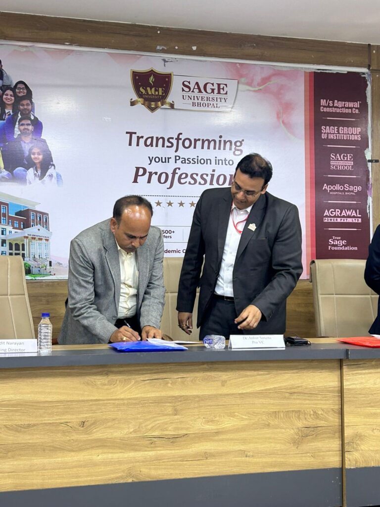 Sage University and Express E Connect tie up: Innovation in agriculture sector