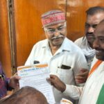 भिंड में कांग्रेस कार्यालय के लिए भूमि उपलब्ध कराने कलेक्टर को सौंपा ज्ञापन