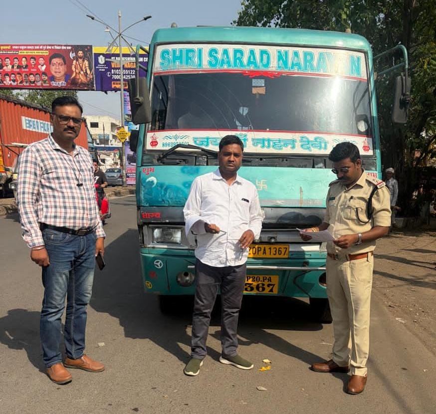 15 वर्ष पुराने वाहनों पर सख्ती: RTO जबलपुर की कार्रवाई, 4 यात्री वाहन जब्त